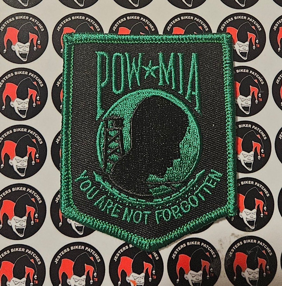 POW MIA Embroidered Patch POW031