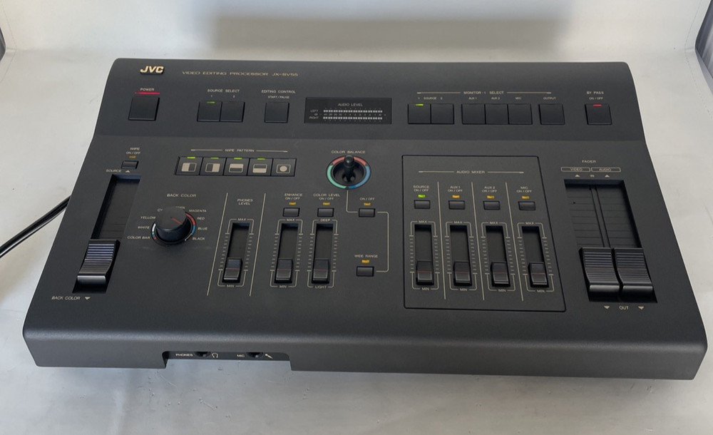 JVC JX-SV55 video editing Processor RCA Connectivity