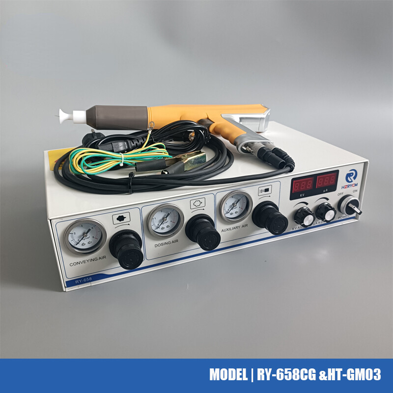 GM02 Powder Coating Gun Kit And Electrostatic Powder Coating Machine