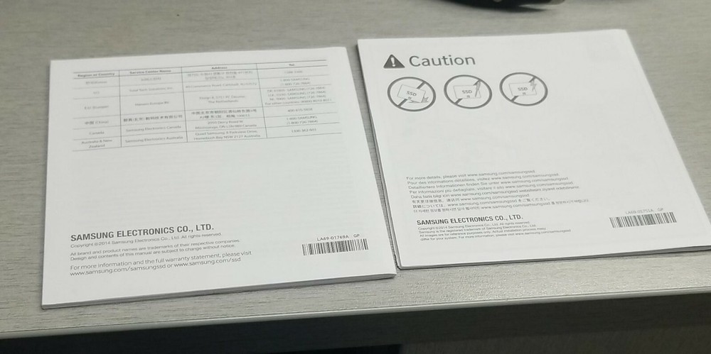 Samsung Solid State Drive Software version 4.5 LA81-01025A CD DISC