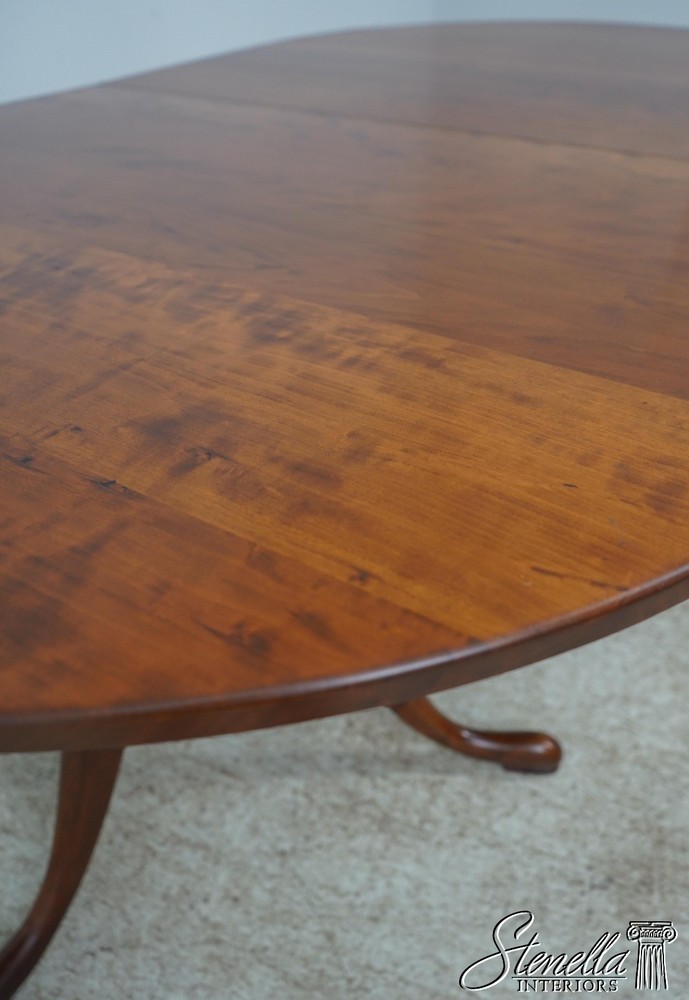 L60662: ELDRED WHEELER Cherry Bench Made Dining Room Table