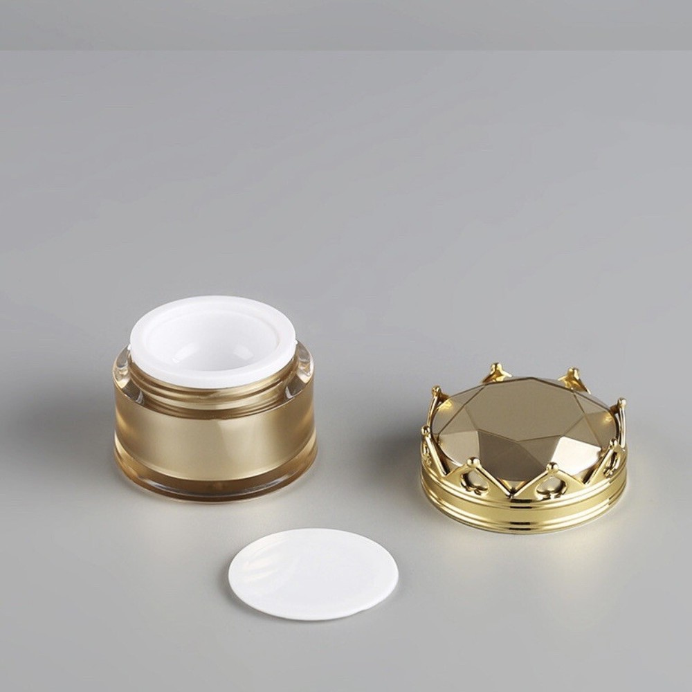 5g gold crown empty jars