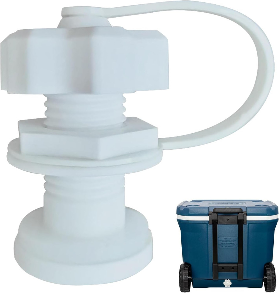 Cooler Drain Plug Kit – Universal Replacement Cooler Drain Plug, 1.97 Inch Le...