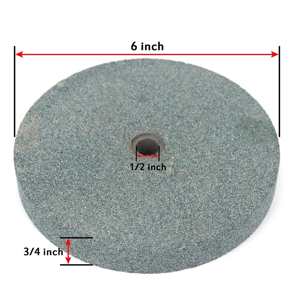 6 Inch Bench Grinder Grinding Wheel & Brush + Coarse