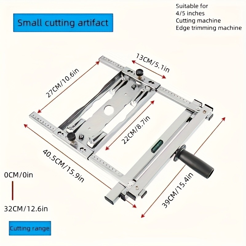 Circular Saw Guide Rail Adjustable Cutting Machine Base Guide For Woodworking