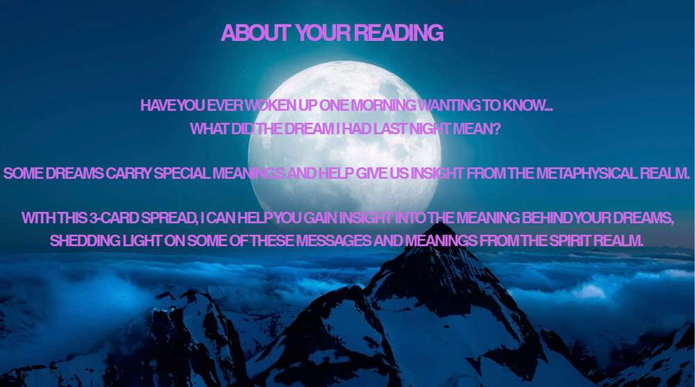 3-Card Dream Interpretation Tarot Reading, Same-Day Response