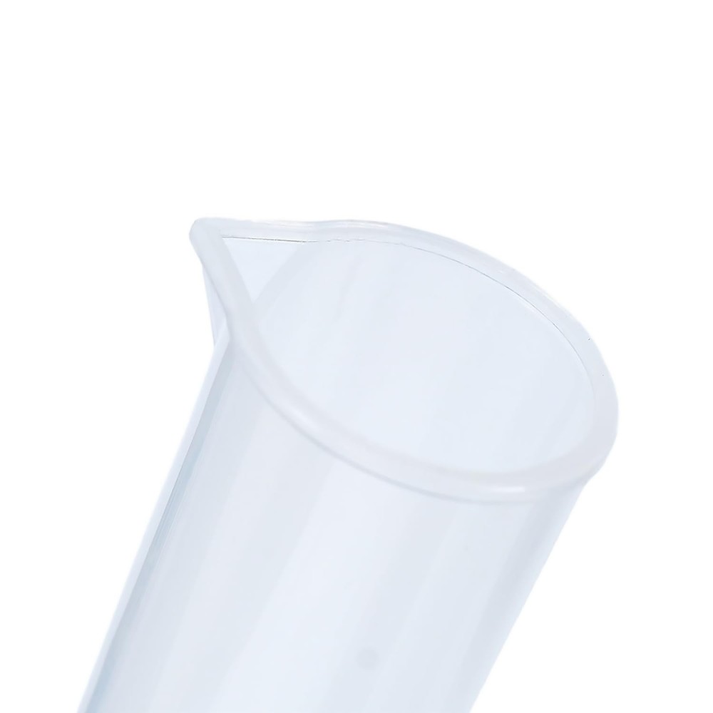500ml Plastic Measuring Graduated Cylinder, Polypropylene Plastic, 2-Sided Ma...
