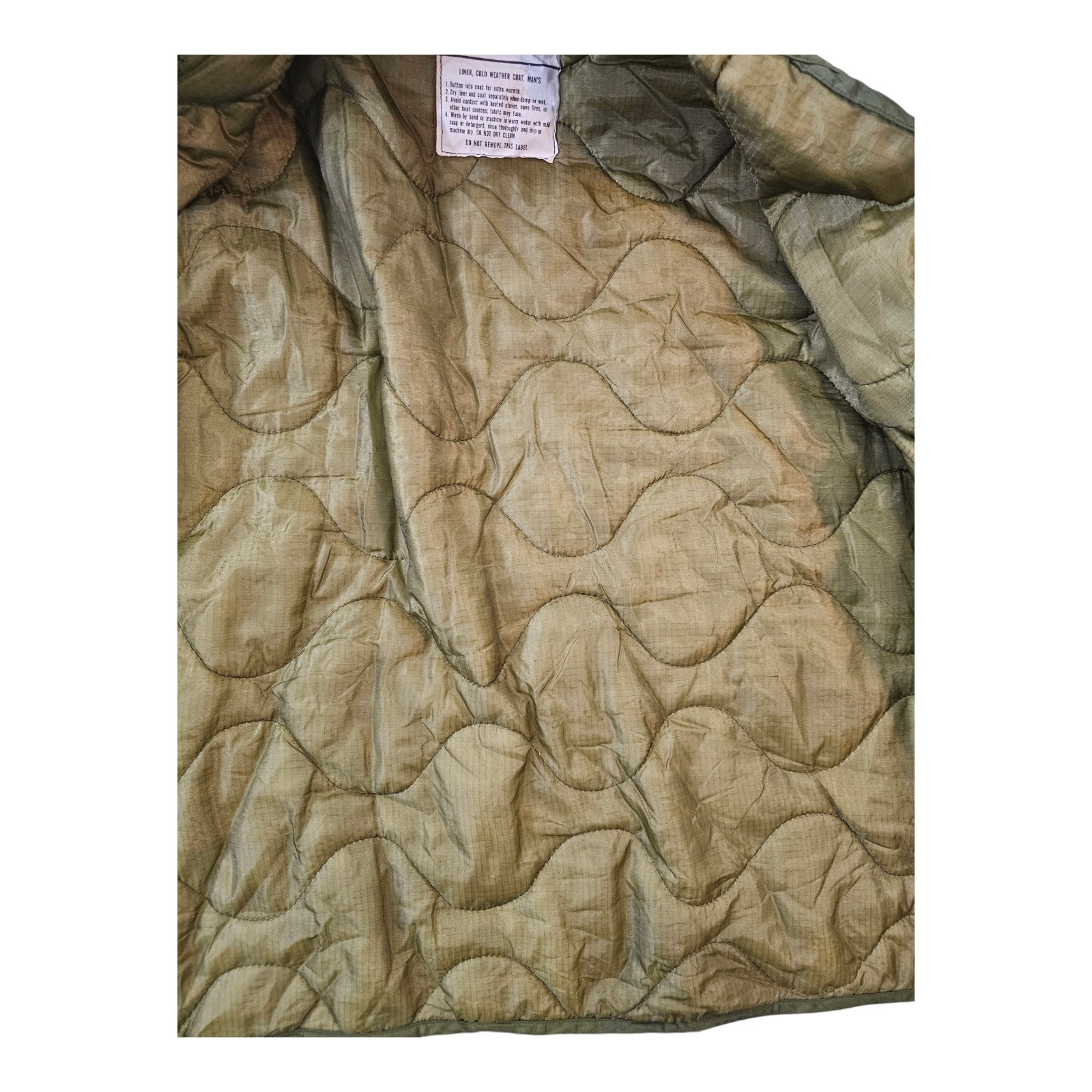 Vintage USGI M65 Cold Weather Field Jacket Liner Smokers Jacket Small