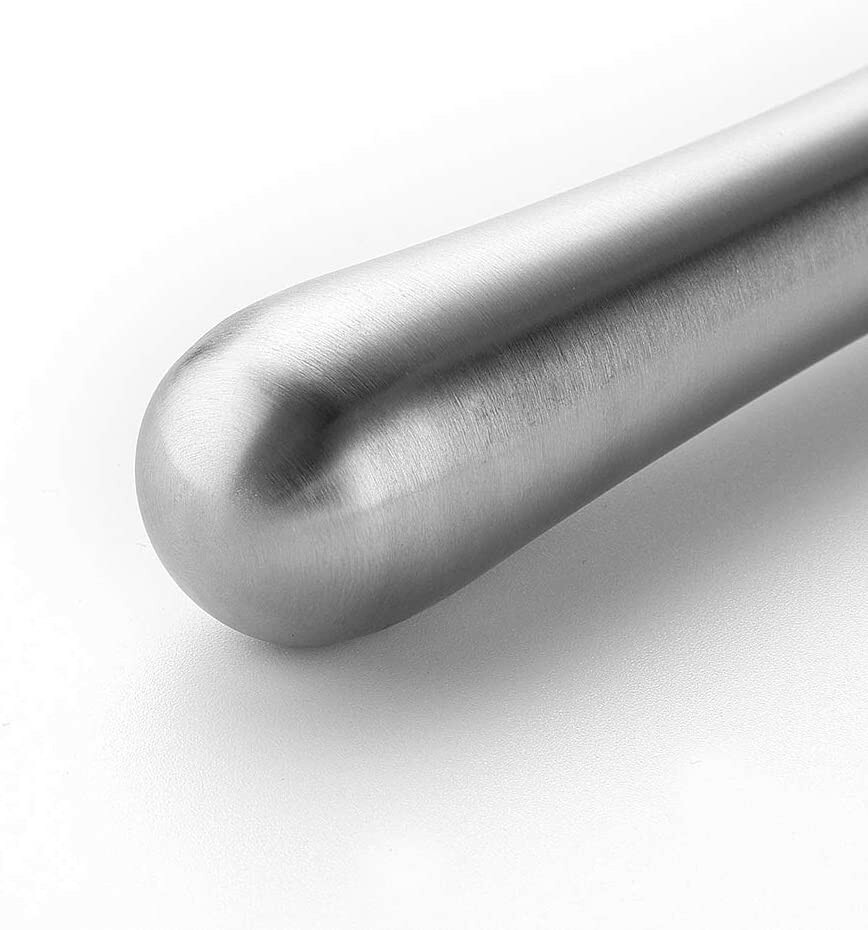 JXS 7.3" 18.5MM Stainless Steel Cocktail Muddler, Sturdy Dishwasher Safe Perfect