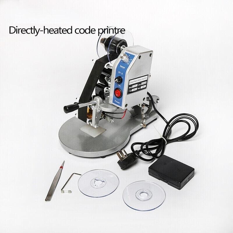 DY-8 Ribbon Coding Machine Direct Heat Date Steel Stamping and Coding Machine