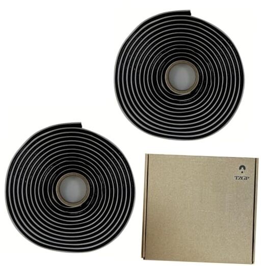 2Pcs 13 Ft Butyl Sealant Tape, Waterproof Butyl Rubber Sealant, 13ft x 1/4 in