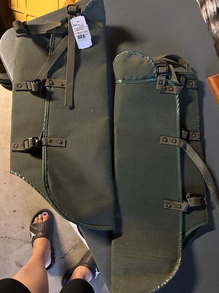 Snake Chaps  Herb Bauer - Pair - Olive Green - 280OD