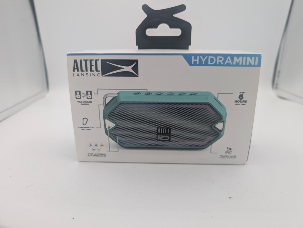NEW Altec Lansing HYDRAMINI EverythingProof Wireless Bluetooth Speaker