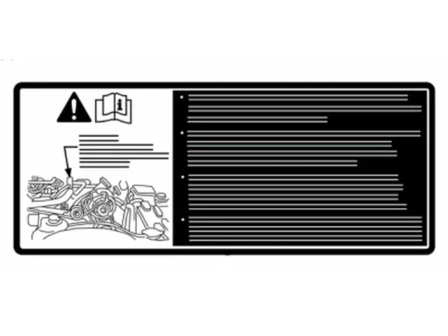 Genuine Ford Decal YU5Z-8B099-DA