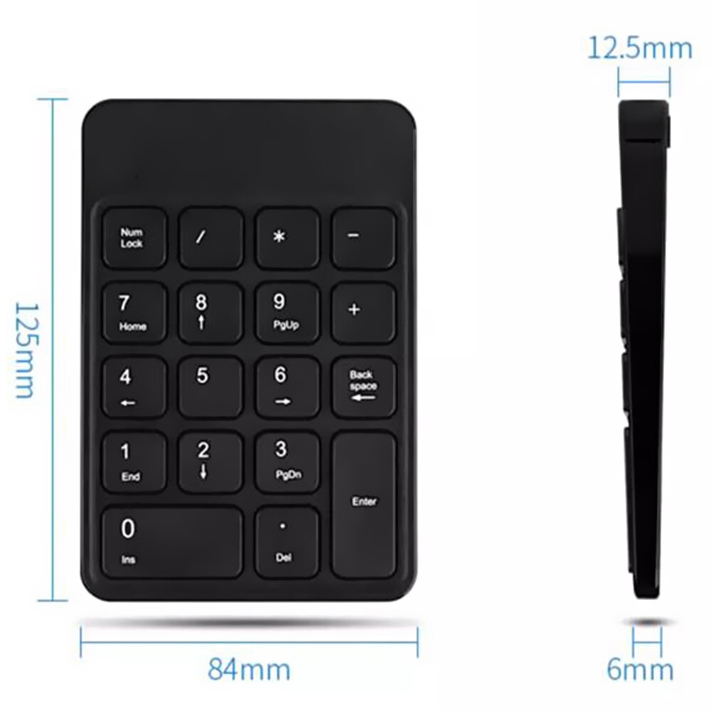 High Quality Sleek Wireless Bluetooth Digital Keypad,Boost Your Input Efficiency