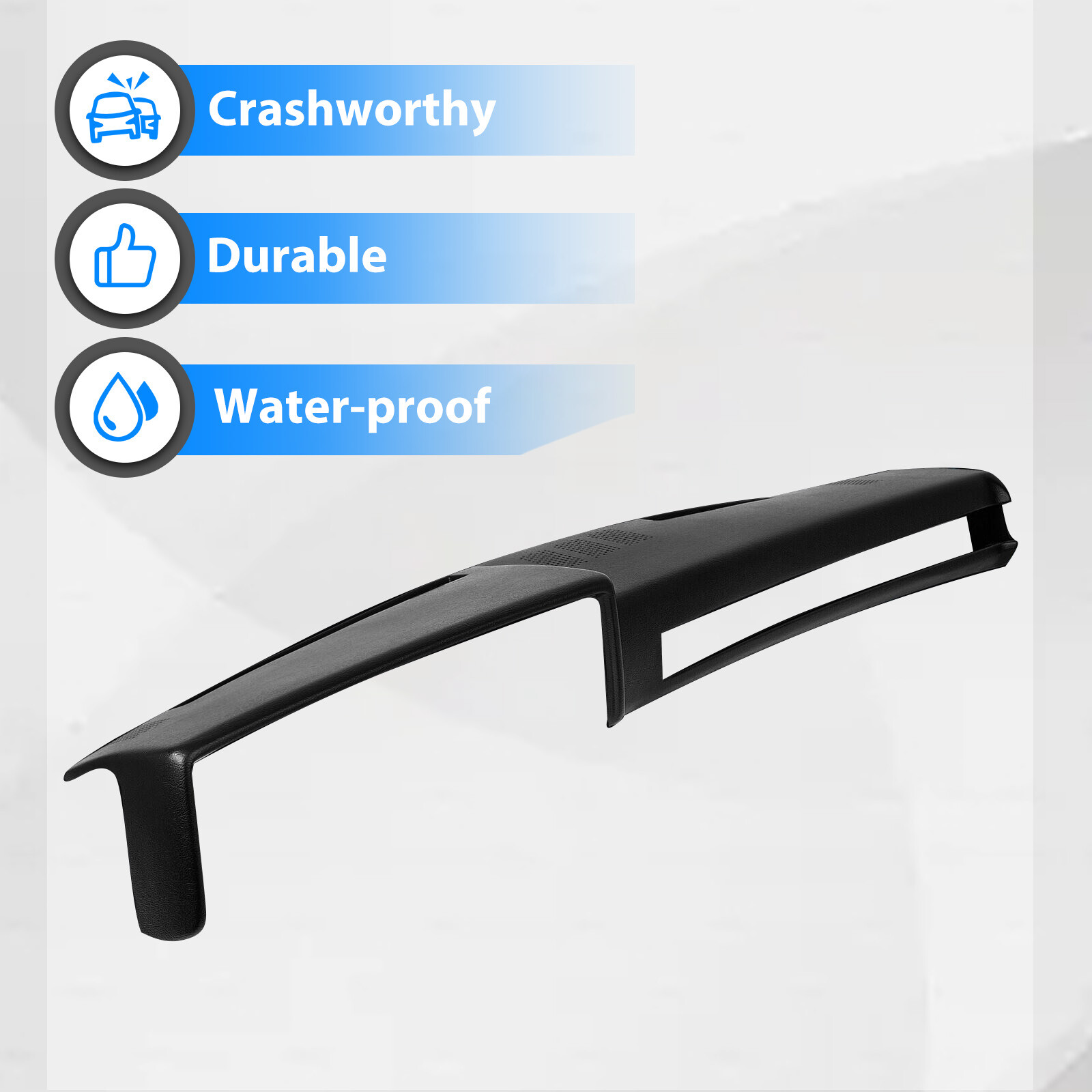 BLK Dash Cover Cap FOR 1981-87 Chevy GMC Full Size Pickup 1981-91 Chevy GMC SUV