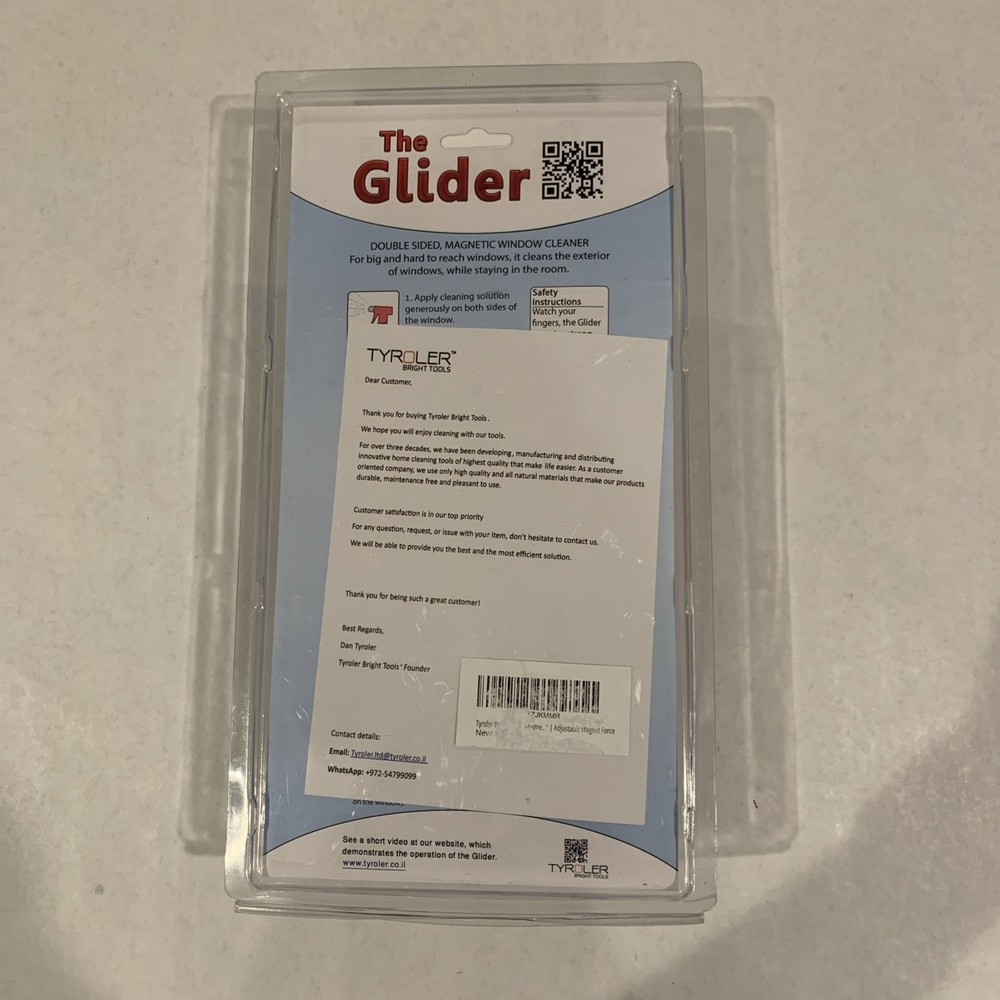 Magnetic Window Cleaner - The Glider Adjustable Force Control Glider Sealed (E)