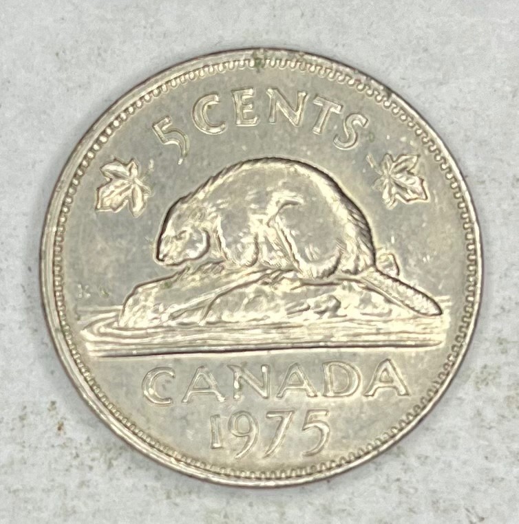1975 Canada 5 Cents