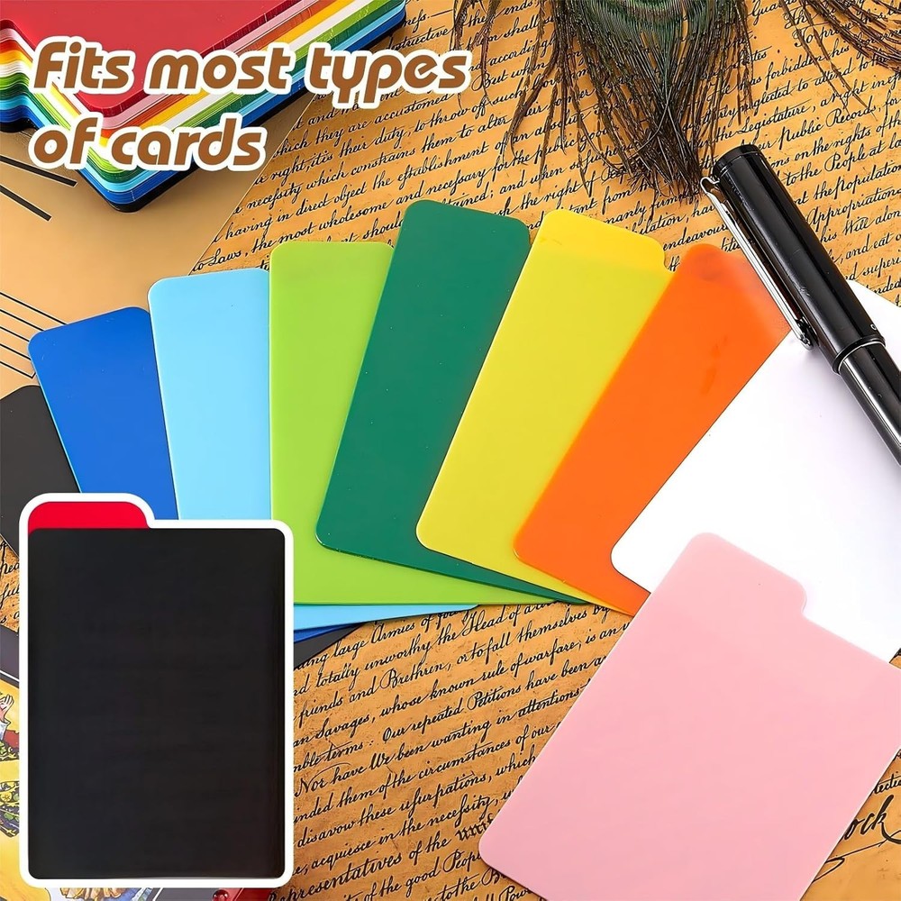 Card Dividers Multicolor Pp Trading Card Page Dividers Playing Separator for ...