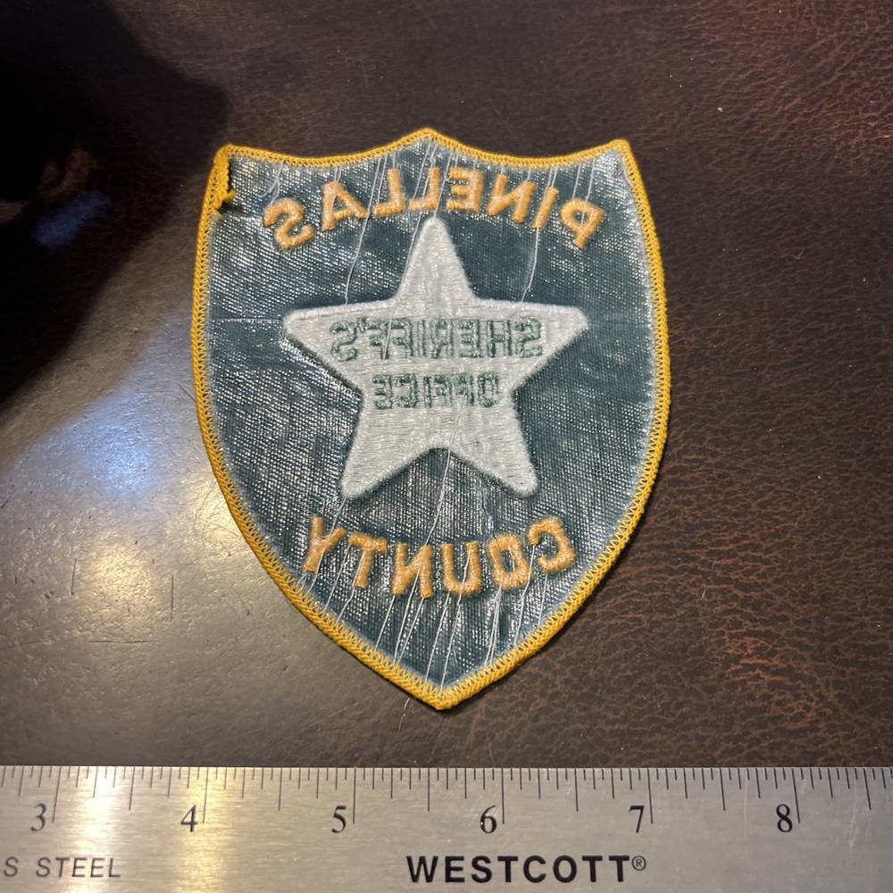 Vintage Obsolete Florida Sheriffs Office Department Patch Pinellas County