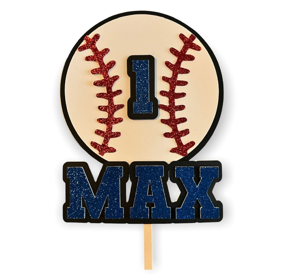 Baseball Cake Topper