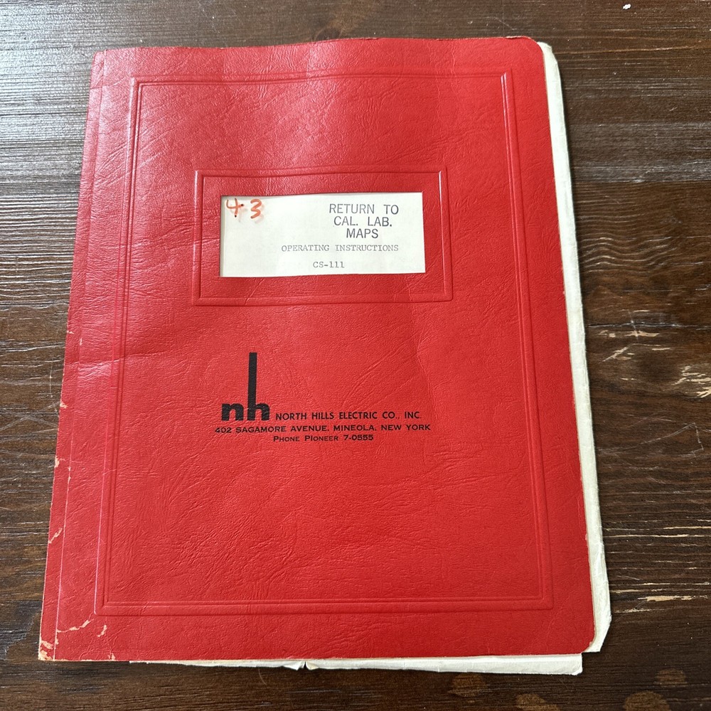 North Hills Electronics Model CS-111 Operating Instructions