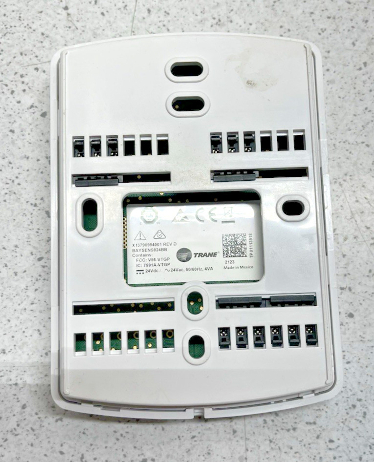 Trane BAYSENS924BB Commercial Touch screen Programmable Zone Sensor X13790994001
