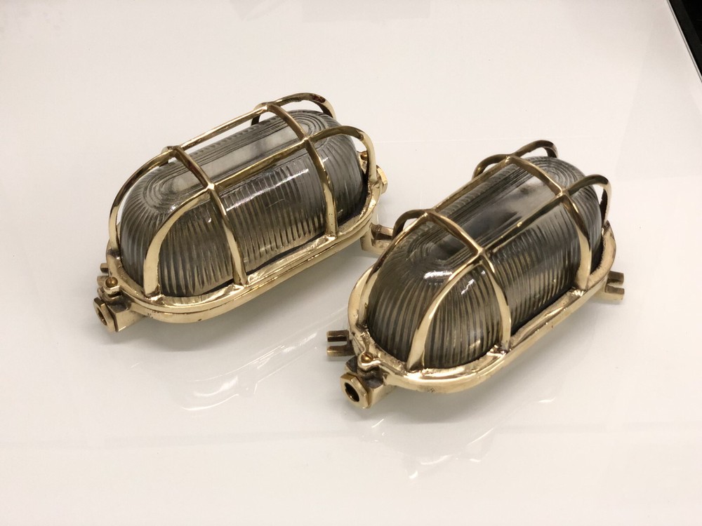 Nautical Marine Solid Brass Cover Lights – Ceiling & Wall Mount Design Fixture