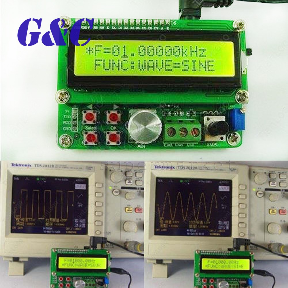 0.01Hz-5KHz DDS Function Signal Generator Module Custom Waveform Good quality