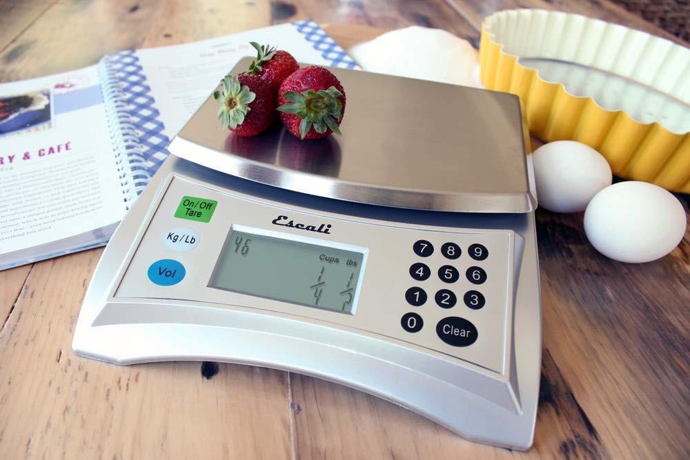 Escali Pana V136 Large Volume Measuring Kitchen/Baking/Cooking Scale, Preprogram