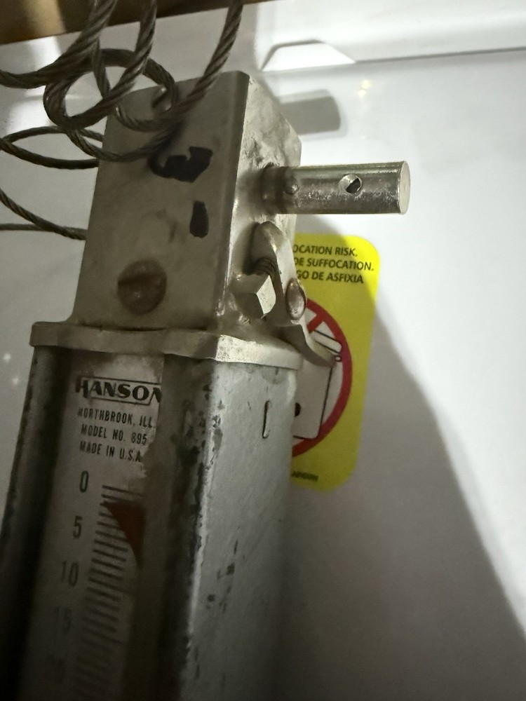MODIFIED Hanson Scale Model 895 Capacity 50 lbs Made In U.S.A. AS SHOWN