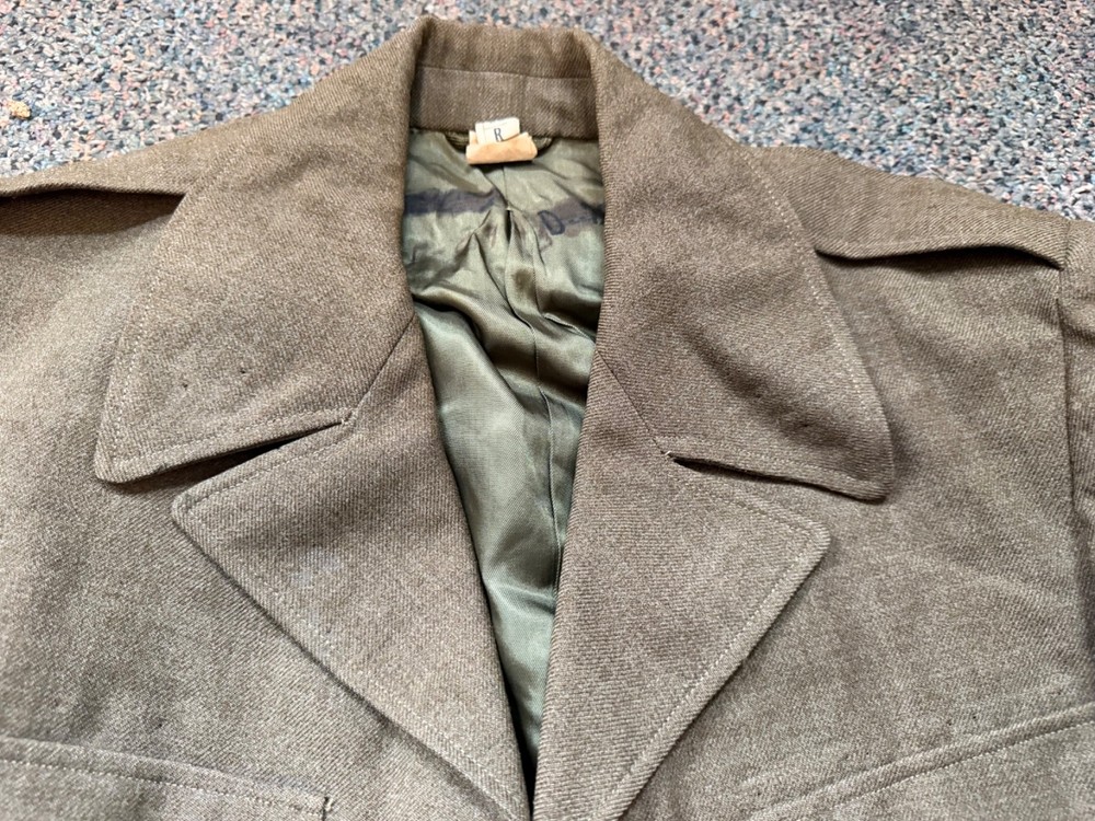 ORIGINAL WWII US ARMY EM NCO M1944 CLASS A IKE JACKET- XSMALL 36R
