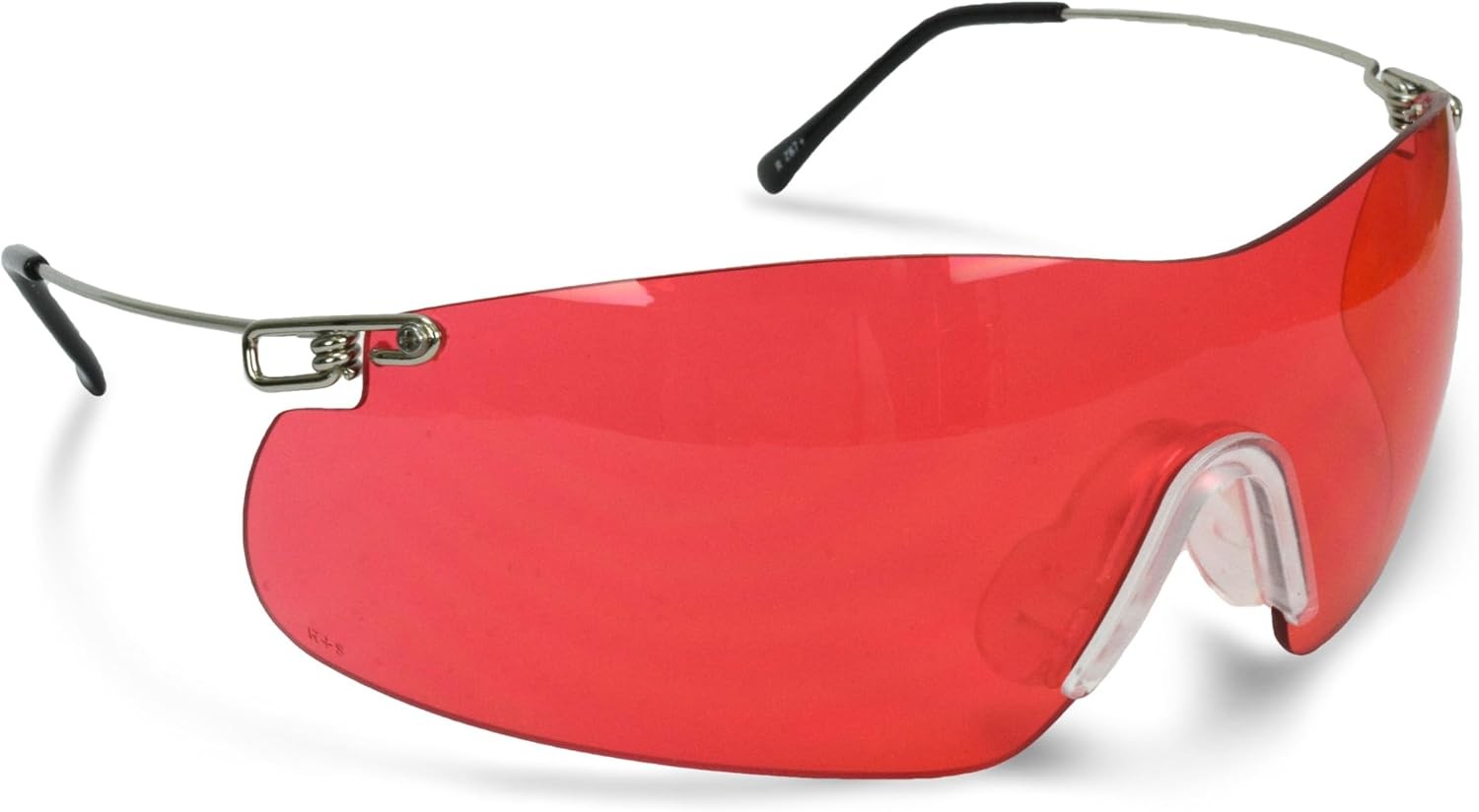 Radians Clay Pro Shooting Glasses One Size, Silver / Vermilion