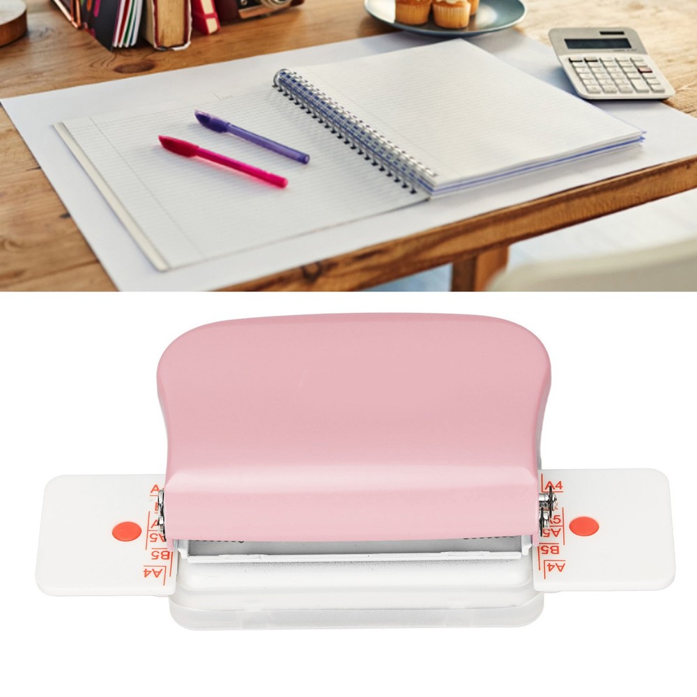 (3)6 Holes Cinch Book Binding Machine Mini Manual Binding Machine With Ruler⭐
