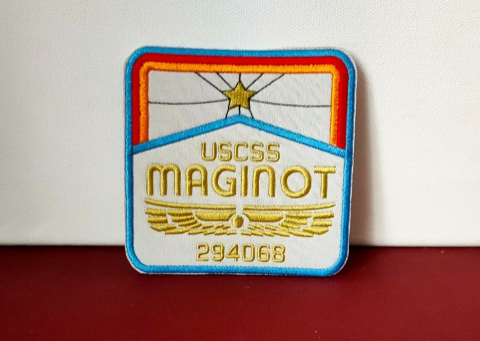 PATCH - ALIEN EARTH - USCSS MAGINOT WHITE BACKGROUND