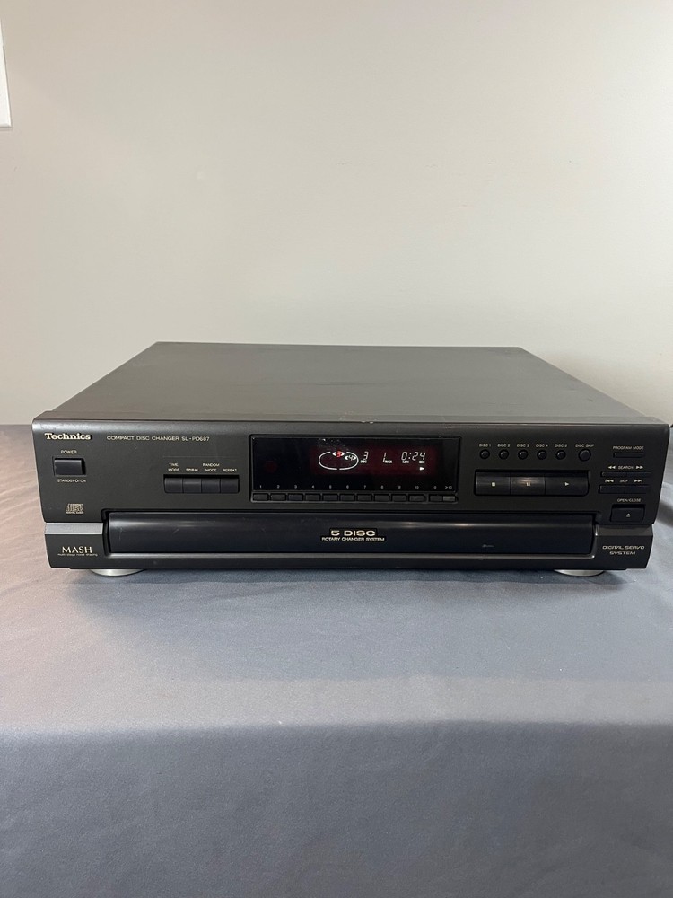 Working Technics SL-PD687 Japan MASH 5-Disc Changer CD Player