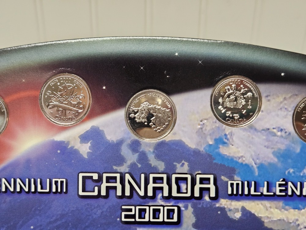 Canada 2000 Millennium Oval 13 Coin Commemorative Set