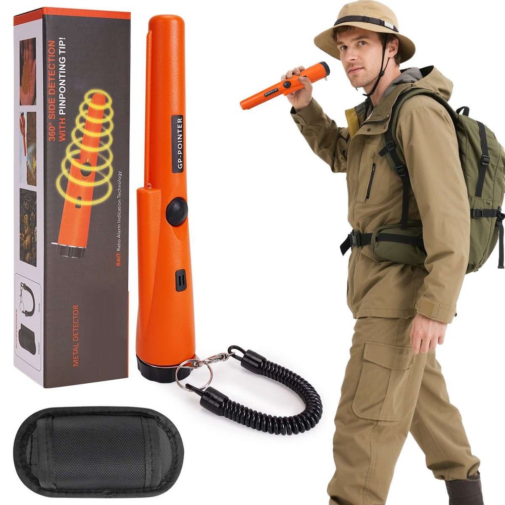 Metal Detector HandHeld Pro Pinpointer Pointer Probe Waterproof Sensitive Tester