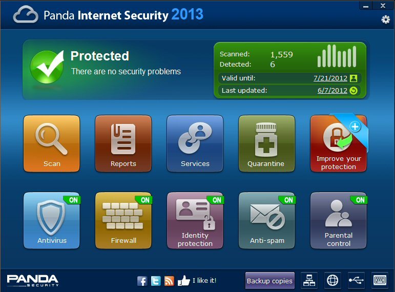 PANDA INTERNET SECURITY 2013 1 PC USER 1 YEAR! Activation License Key AntiVirus
