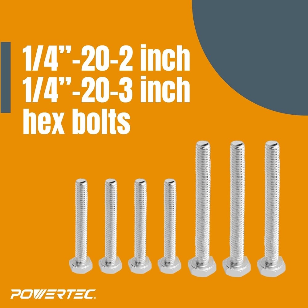 POWERTEC 36pcs Jig & Fixture Hardware Kit (71130)