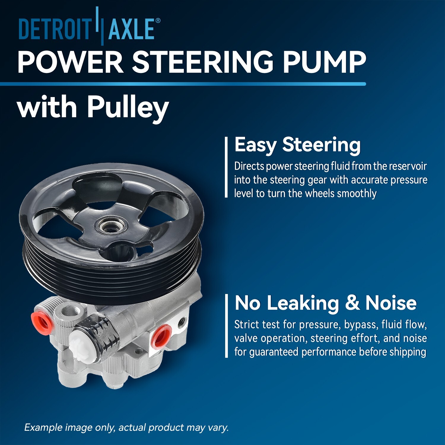 Power Steering Pump with Pulley for ML350 GL450 E350 S550 GL550 CLS550 R350 E550