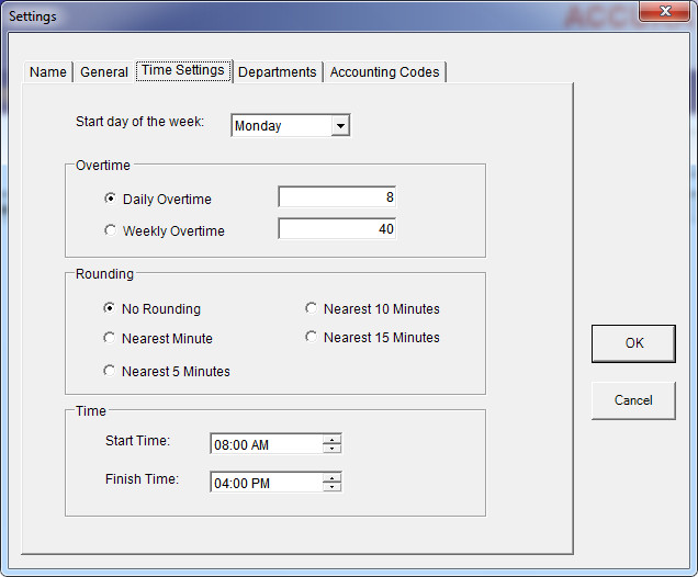 Employee Time Clock Software and Reporting System For Microsoft Window PC