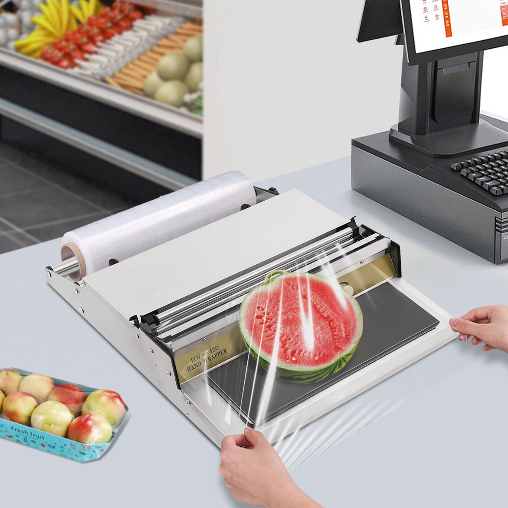 Hand Wrapping Machine Width Film Wrapper Wrapping Machine for Food Packaging NEW