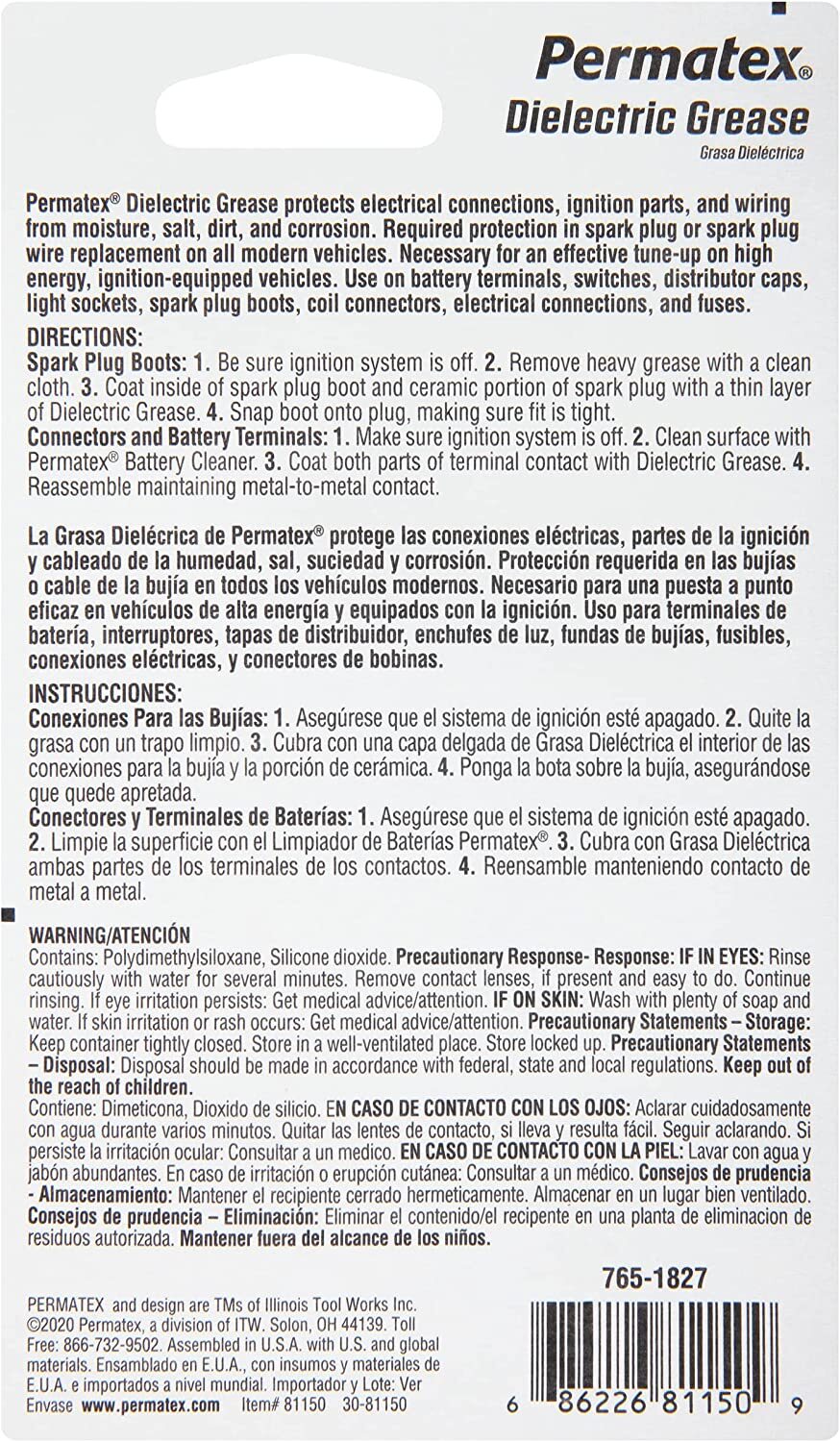 New Silicone Dielectric Tune Up Grease for Electrical Connections Spark Plug Boo