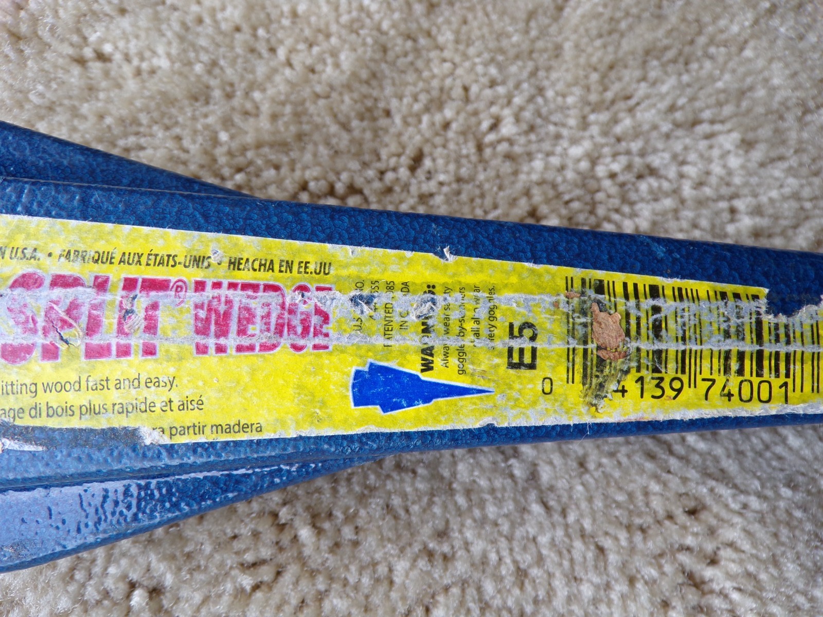 ESTWING E5 Sure Split Wedge Wood Splitting Tool with Forged Steel 5-Pound @h16