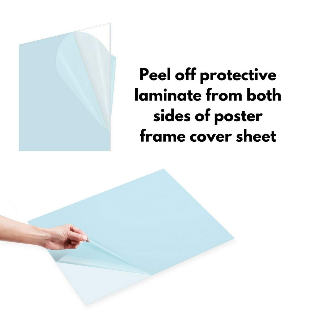 Thin & Flexible 11x14 PET Sheets - Ideal for DIY Projects and Frame Replacement