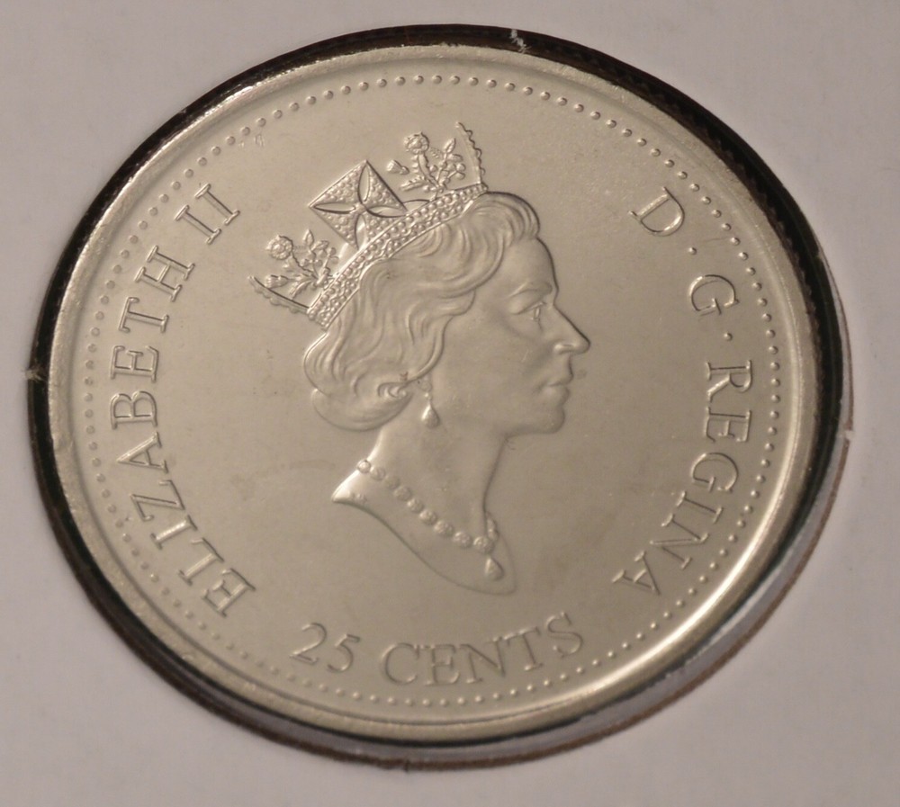 2000 MILLENNIUM Series 25 Cents - SEPTEMBER - Wisdom - Uncirculated 🇨🇦🇨🇦