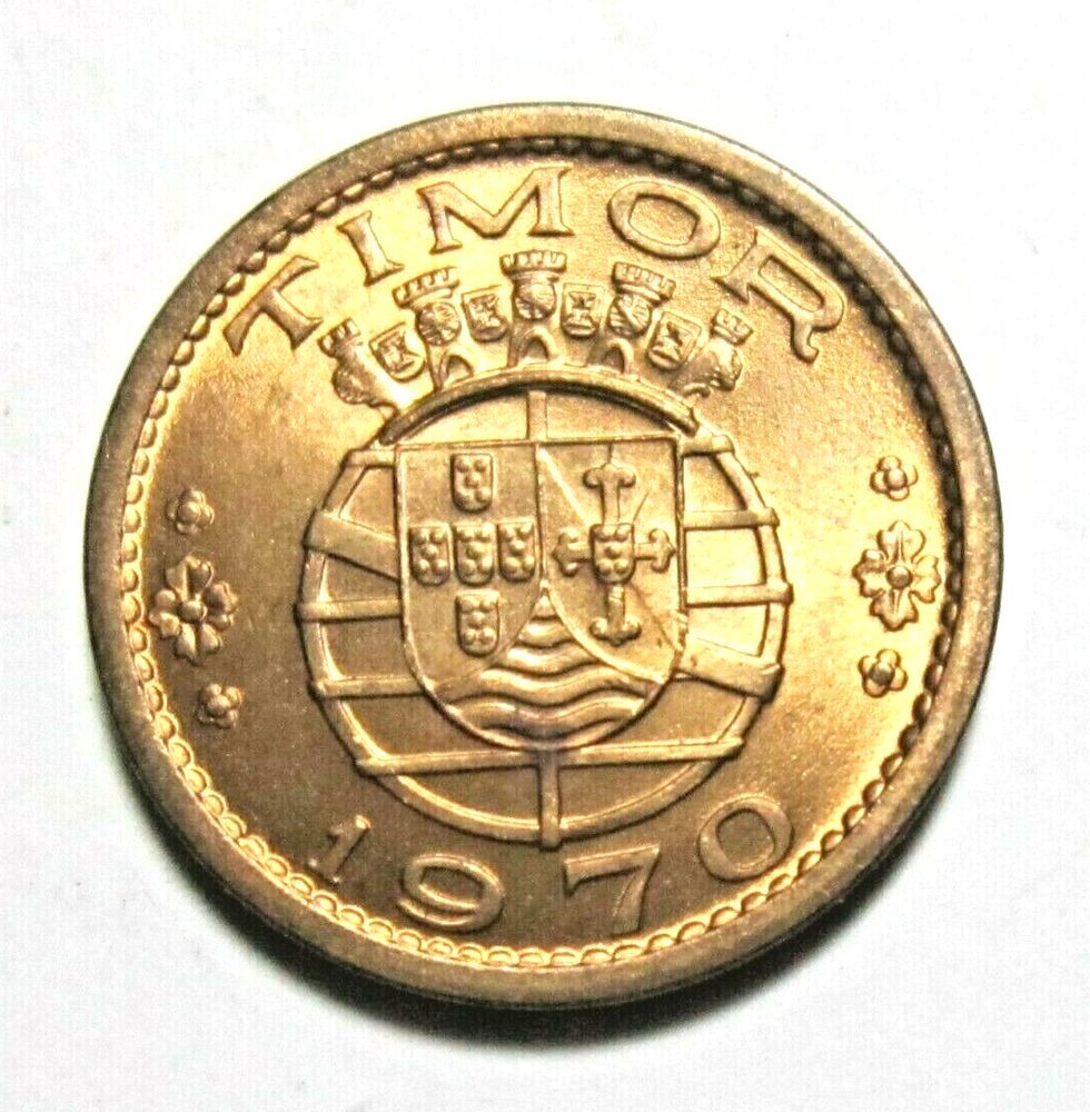 PORTUGUESE TIMOR. 50 CENTAVOS, 1970. UNCIRCULATED.