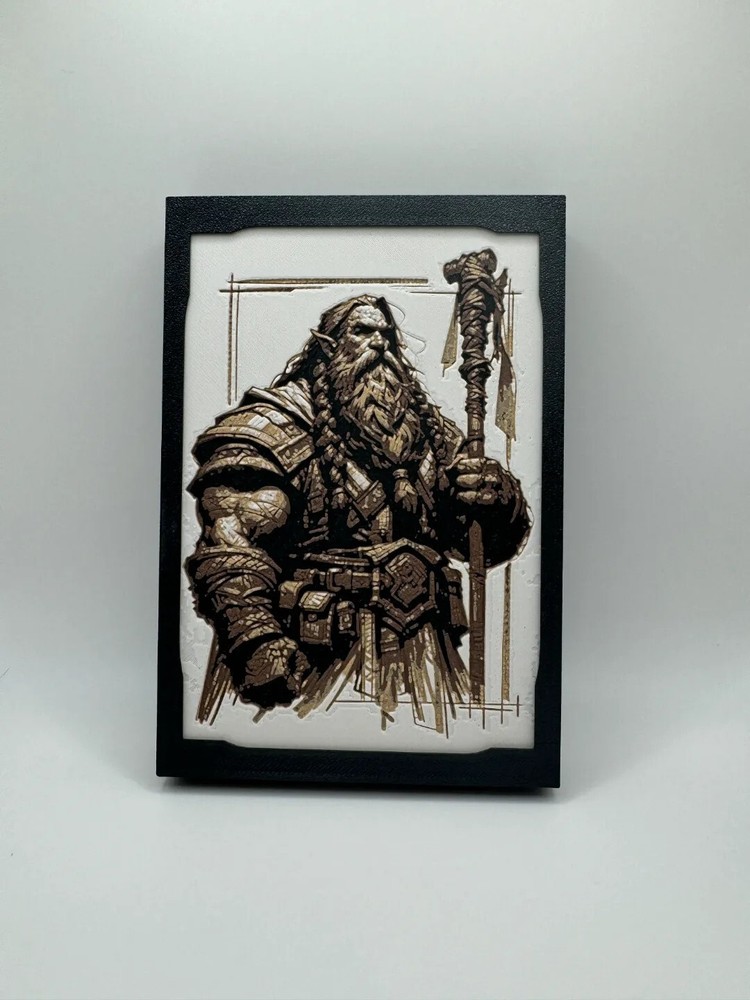 Dungeons and Dragons Class Archetypes Painting - 3D Printed
