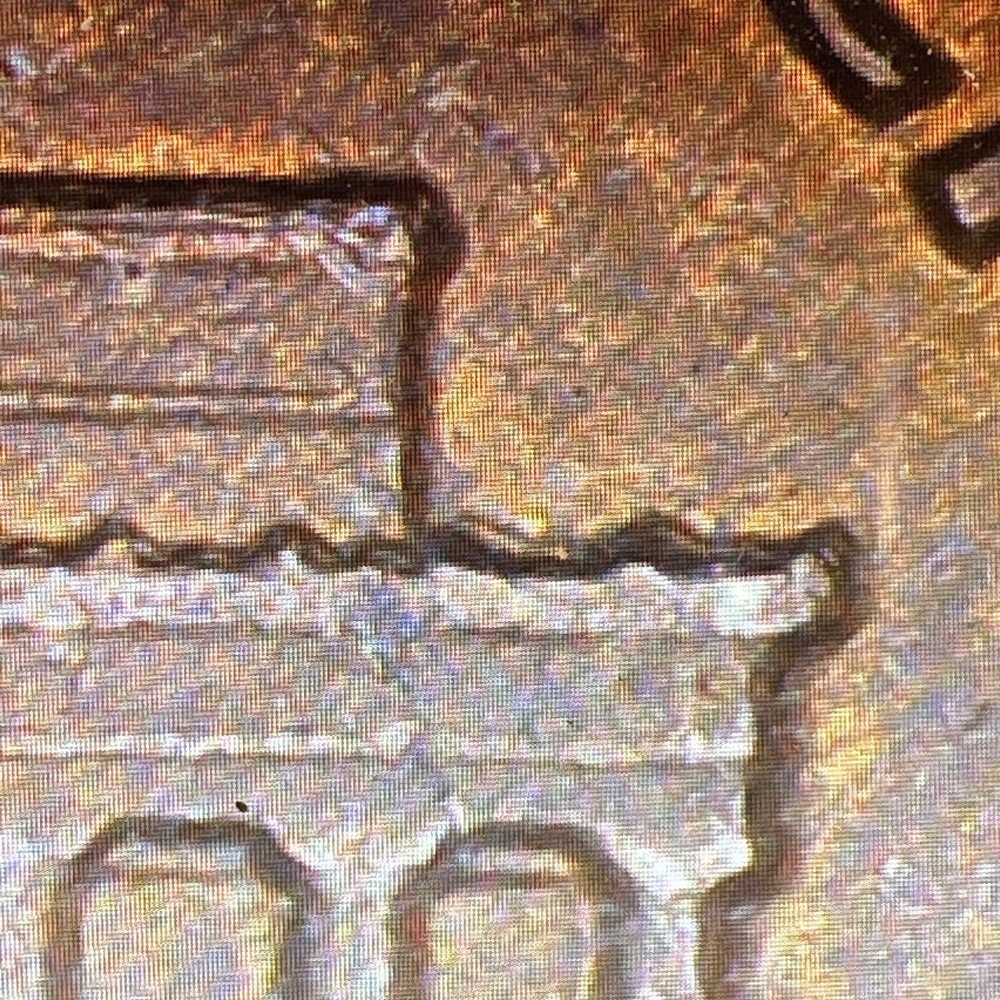 1964 Lincoln Memorial Cent Machine Doubling On Reverse Error!